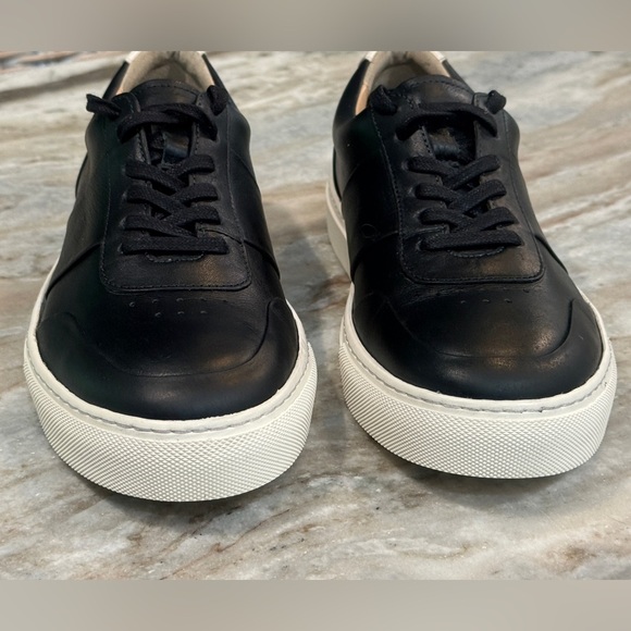 Men’s MORAL CODE Kai Men’s black leather sneakers- Size 8.5 - Picture 4 of 14